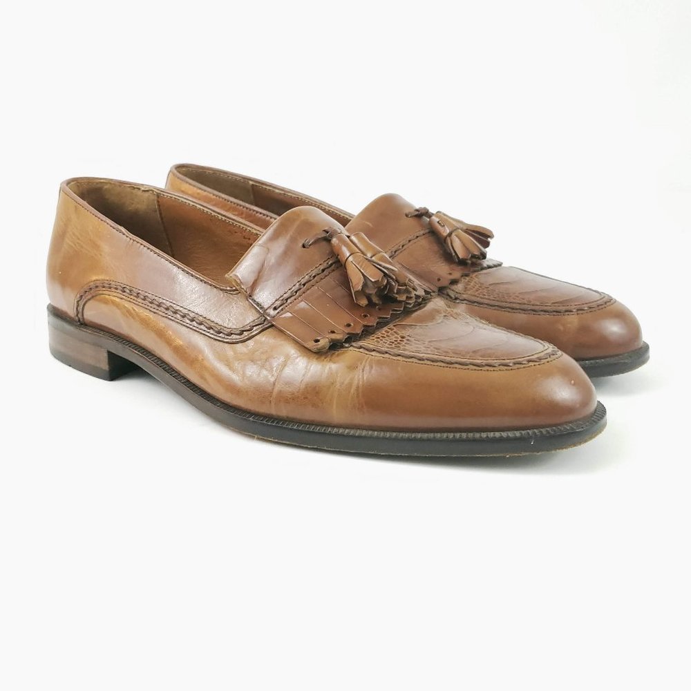 Brass Boot  Leather Tassel Loafer Hand Made
